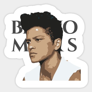 Bruno Mars Tribute - Bruno Michael Jackson Prince Kendrick Lamar Sza Ed Sheeran Music Lauryn Hill Anderson Paak Sticker